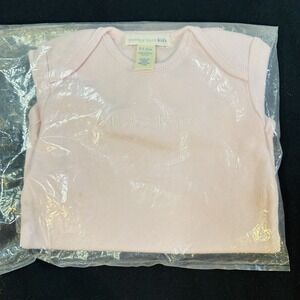 Pottery Barn Kids Baby One Piece Undershirt 3-6‎ Months New Old Stock Pink